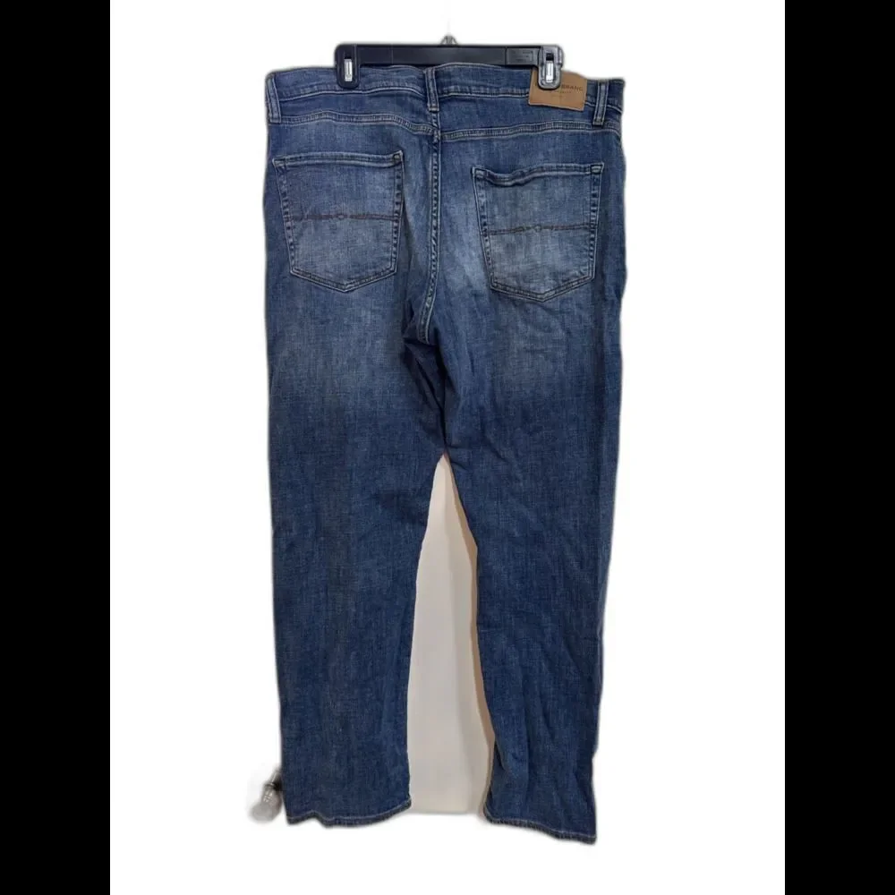 Lucky Brand Jeans 410 Athletic‎ Slim Mens 36x32 Blue Denim Faded Casual